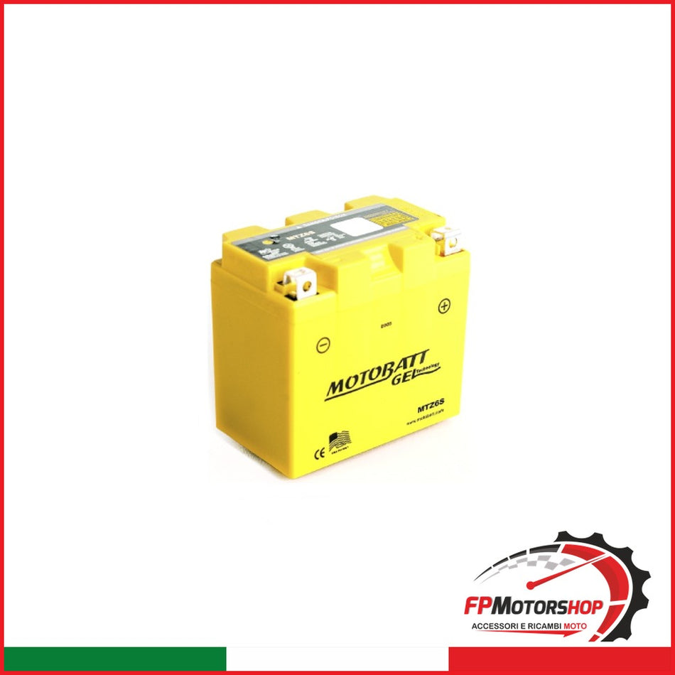 BATTERIA MOTOBATT MTZ6S GEL PRECARICATA SIGILLATA SUZUKI BETA KTM