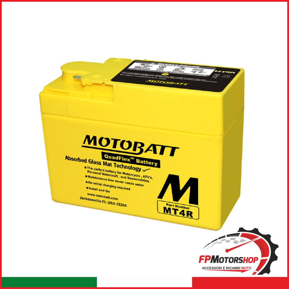 [E06034] BATTERIA MOTOBATT MTR4 PRECARICATA SIGILLATA YT4R