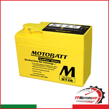 [E06034] BATTERIA MOTOBATT MTR4 PRECARICATA SIGILLATA YT4R