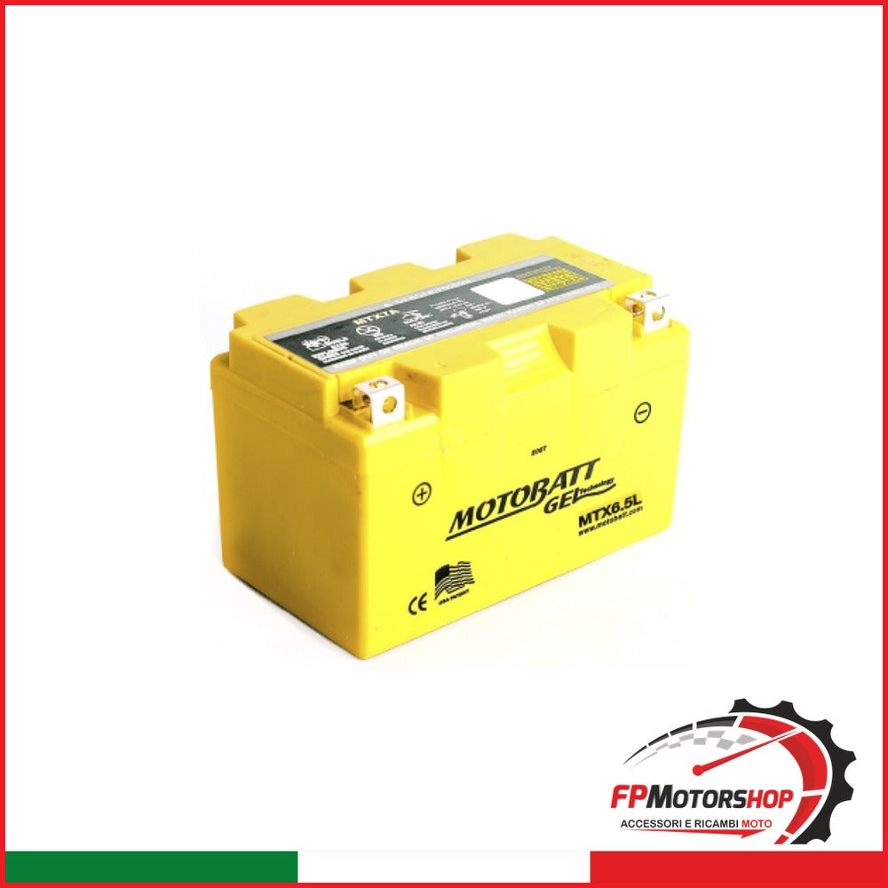 BATTERIA MOTOBATT MTX7A GEL PRECARICATA SIGILLATA APRILIA KAWASAKI SUZUKI