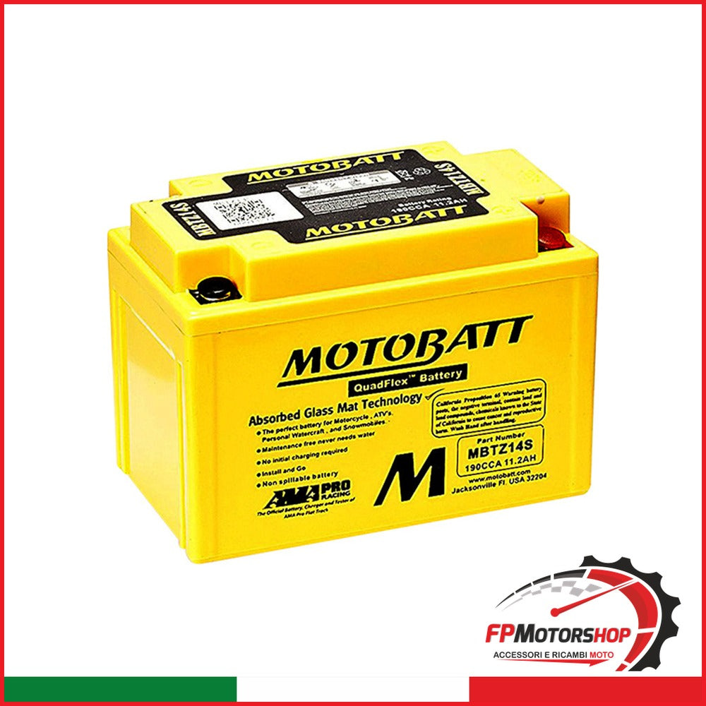 [E06045] BATTERIA MOTOBATT MBTZ14S PRECARICATA SIGILLATA YTZ14S