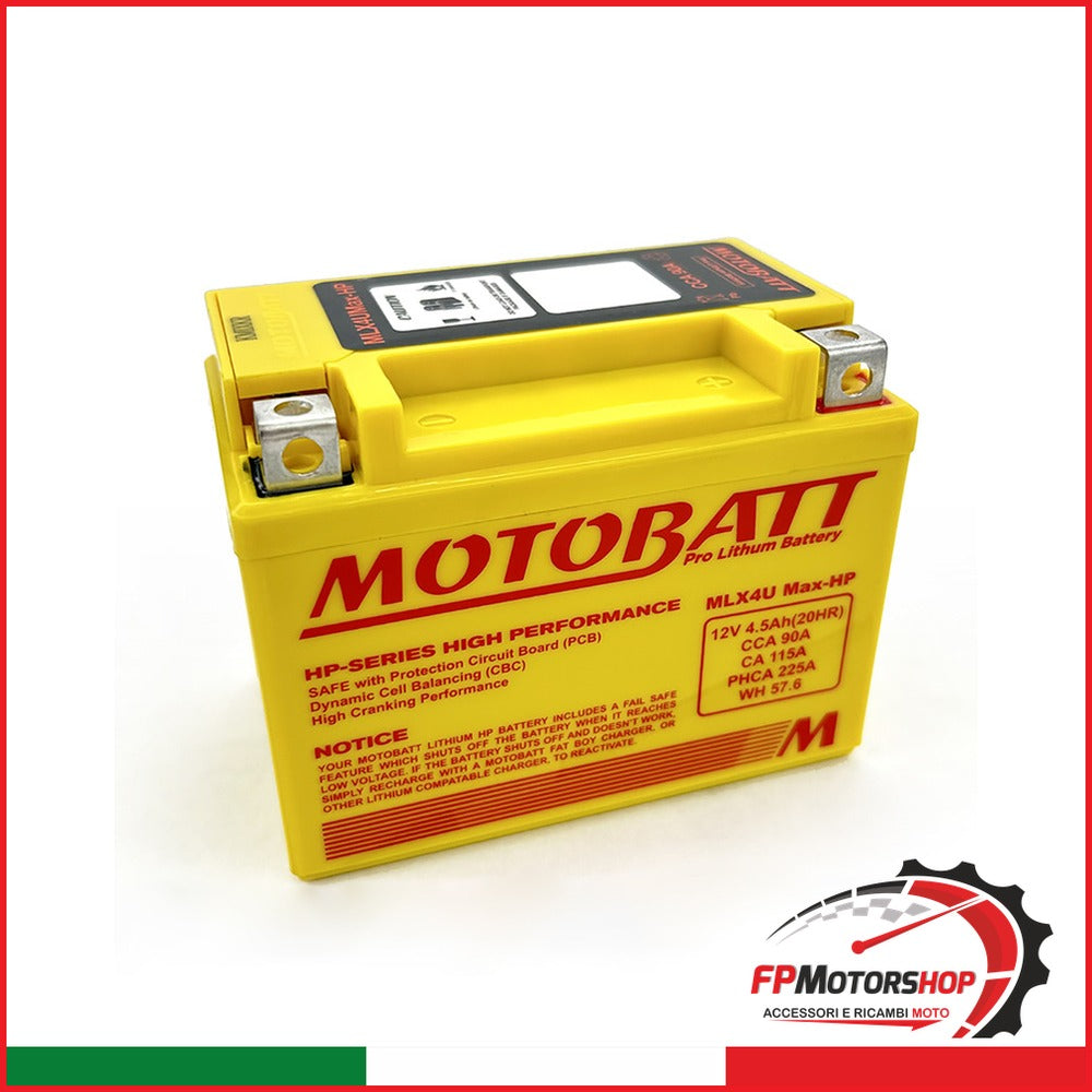 [E06113] BATTERIA MOTOBATT MLX4U MAX-HP YTX4