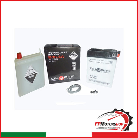 [E07013] BATTERIA OKYAMI B38-6A CON ACIDO