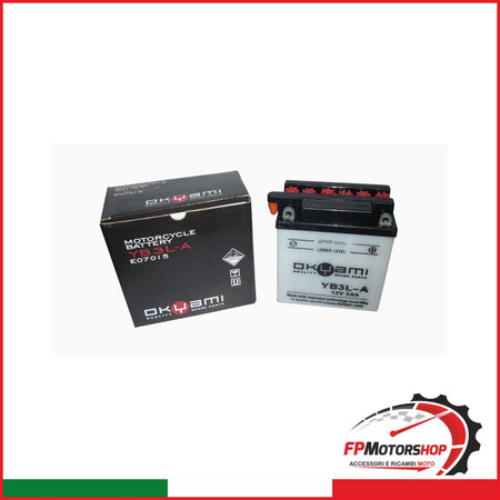 BATTERIA OKYAMI OB3L-A CON ACIDO HONDA YAMAHA