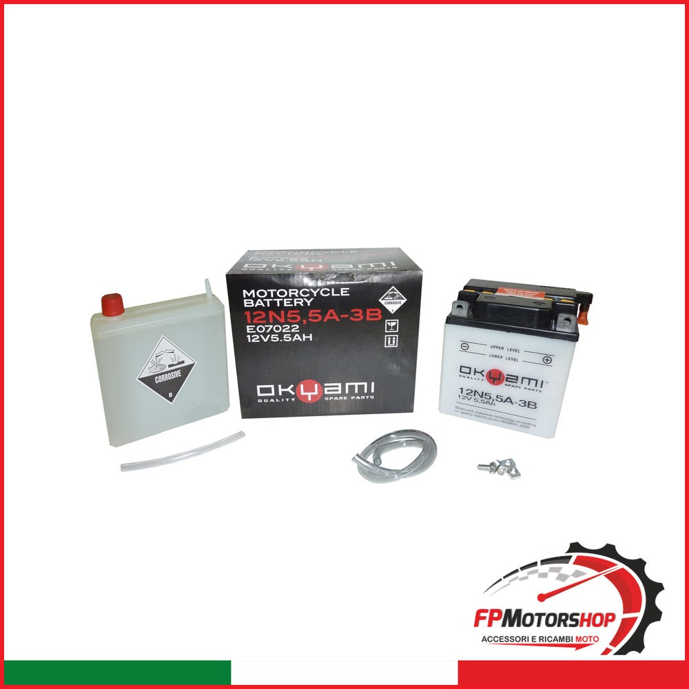 BATTERIA OKYAMI O12N5 5A-3B 12N5