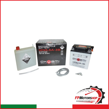 BATTERIA OKYAMI O12N5 5A-3B 12N5