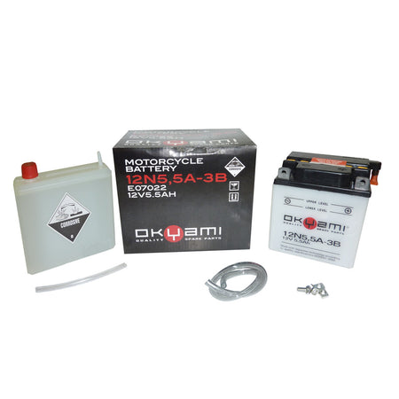 BATTERIA OKYAMI O12N5 5A-3B 12N5