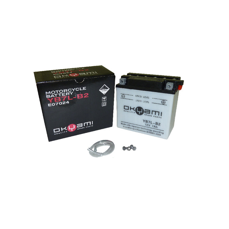 BATTERIA OKYAMI OB7L-B2 CON ACIDO YAMAHA MBK