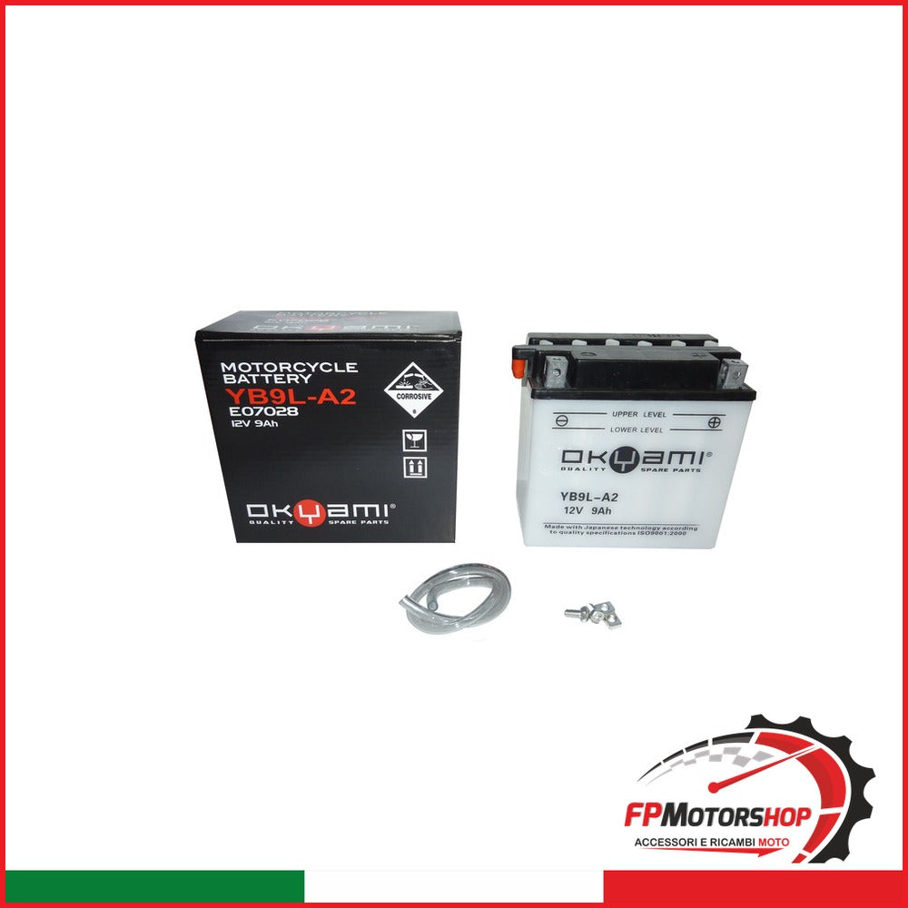 BATTERIA OKYAMI OB9L-A2 CON ACIDO