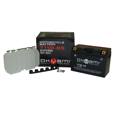 BATTERIA OKYAMI OT9B-BS CON ACIDO KYMCO