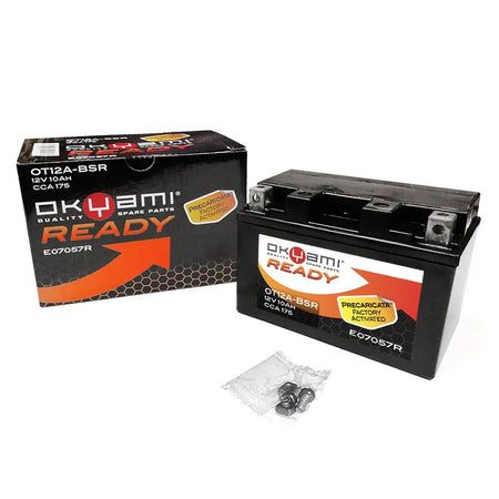 BATTERIA OKYAMI OT12A-BSR PRECARICATA SIGILLATA APRILIA HONDA KAWASAKI SUZUKI