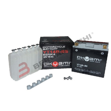 BATTERIA OKYAMI OT14B-BS CON ACIDO YAMAHA