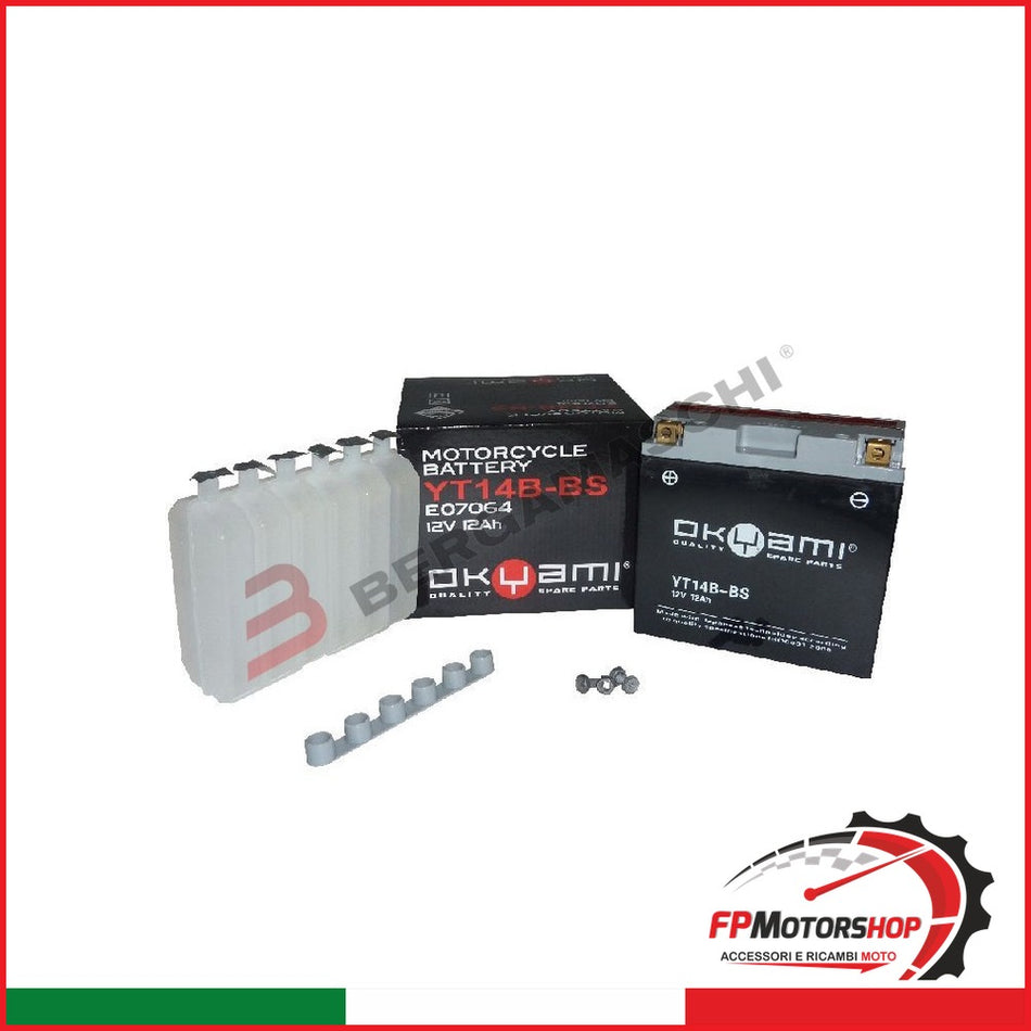 BATTERIA OKYAMI OT14B-BS CON ACIDO YAMAHA