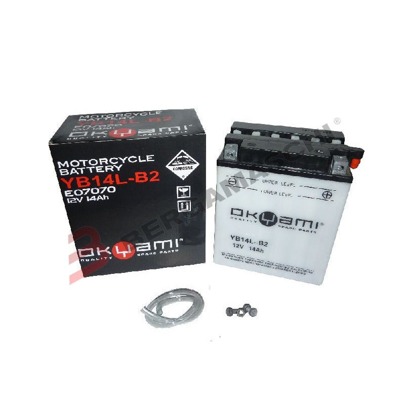 BATTERIA OKYAMI OB14L-B2 CON ACIDO SUZUKI
