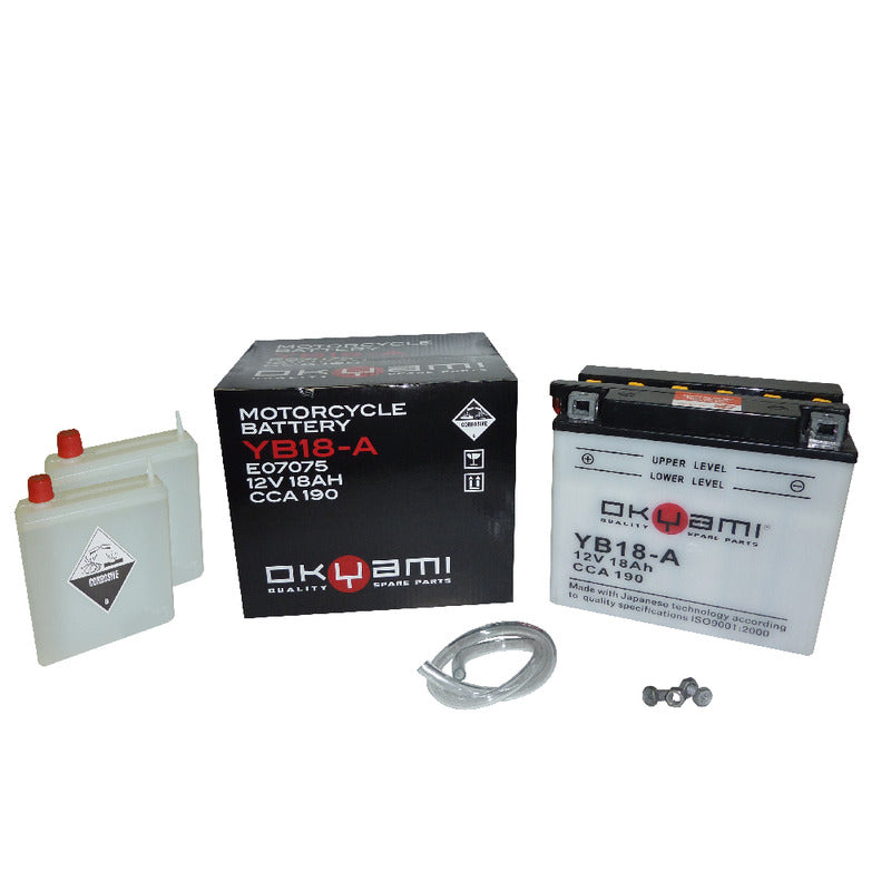 BATTERIA OKYAMI OB18-A CON ACI DO