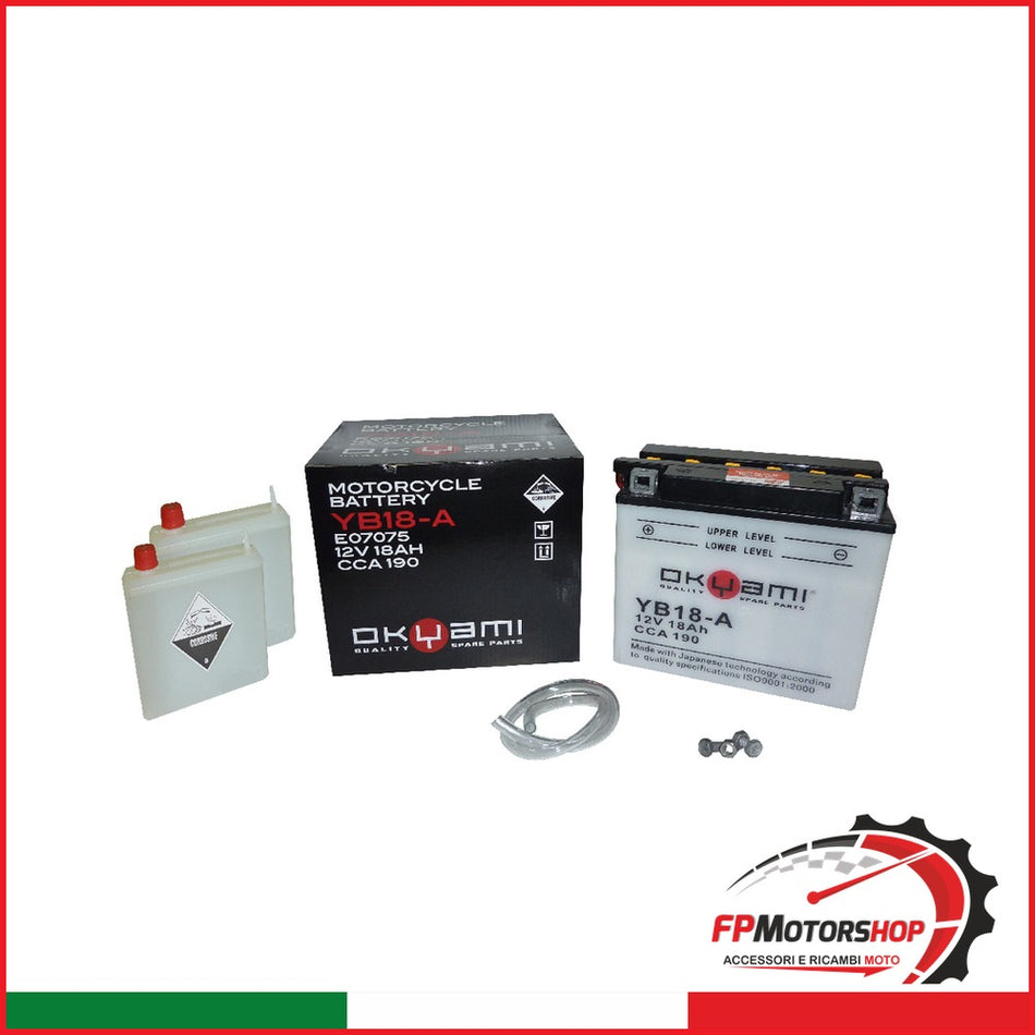 BATTERIA OKYAMI OB18-A CON ACI DO