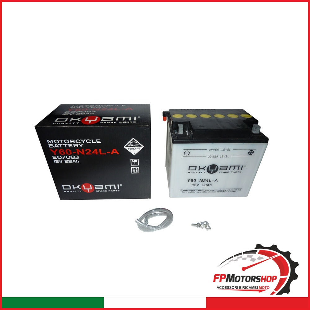 BATTERIA OKYAMI O60-N24L-A CON ACIDO