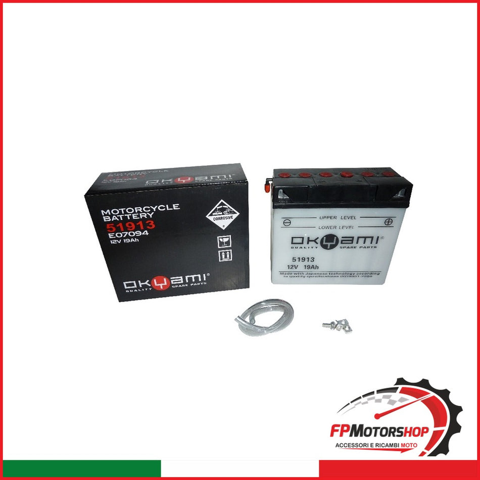 [E07094] BATTERIA OKYAMI O51913 CON ACIDO
