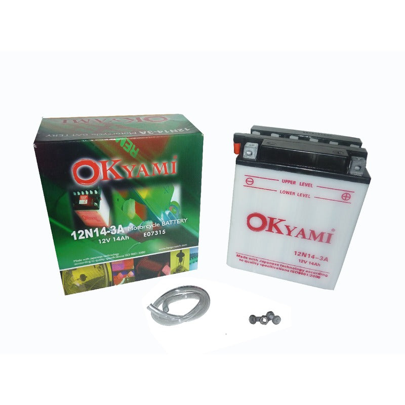 BATTERIA OKYAMI 12N14-3A