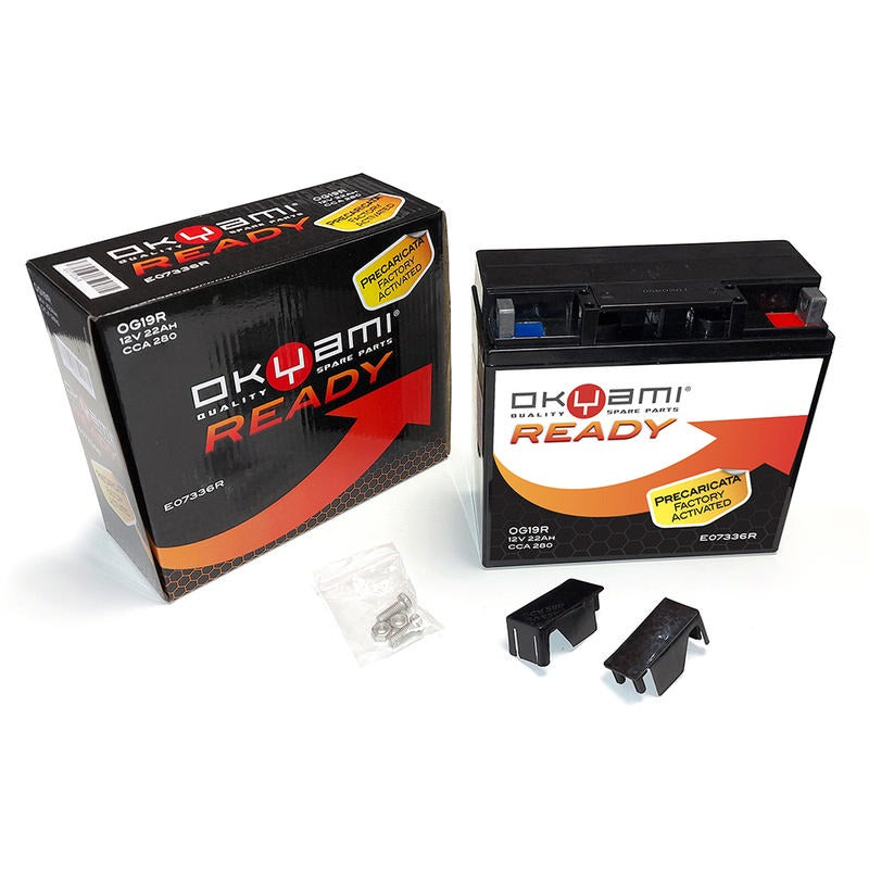 BATTERIA OKYAMI OG19R POTENZIATA PRECARICATA BMW