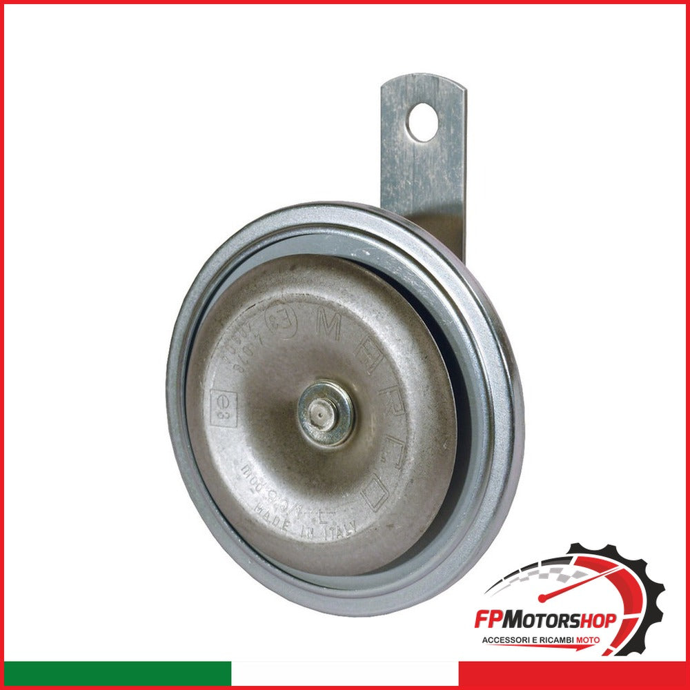 CLACSON CLAXON PER MOTO SCOOTER E10202012 12V DIAM. 90MM TONO BASSO UNIVERSALE