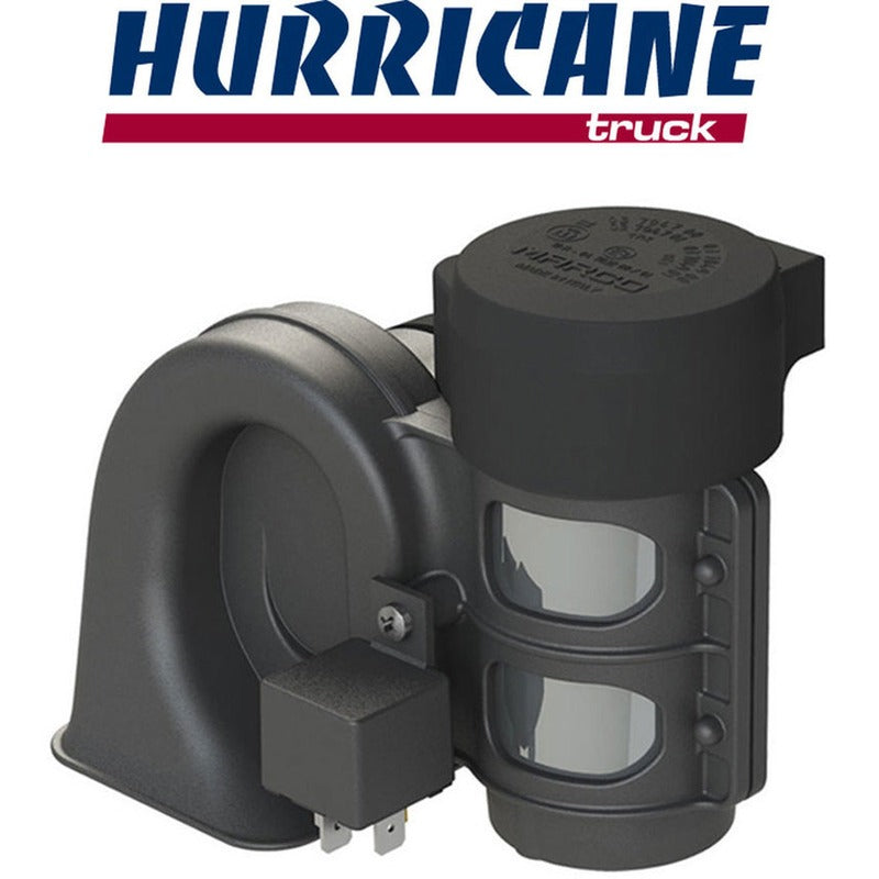 TROMBA COMPATTA 12V HT1 HURRICANE 11231012 MARCO 20A 110DB OMOLOGATO