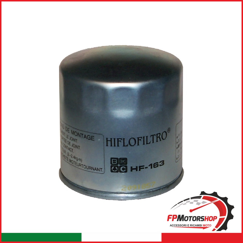 FILTRO OLIO MOTO BMW HF163 R 850 GS 99- GRIGIO DAL 1999