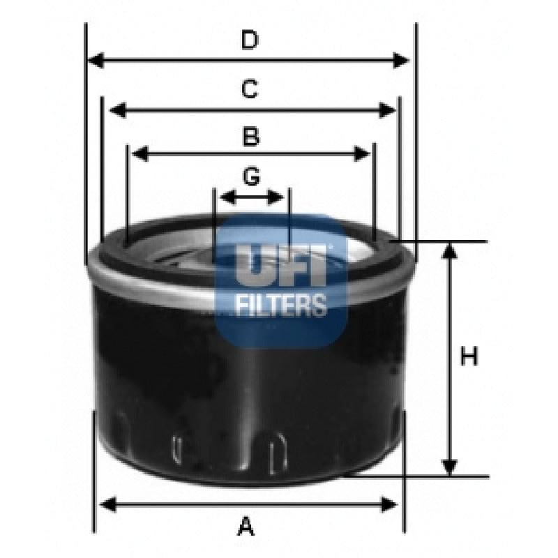 FILTRO OLIO MOTO 23.262.00 AIXAM 500.5/LIGIER /CASALINI