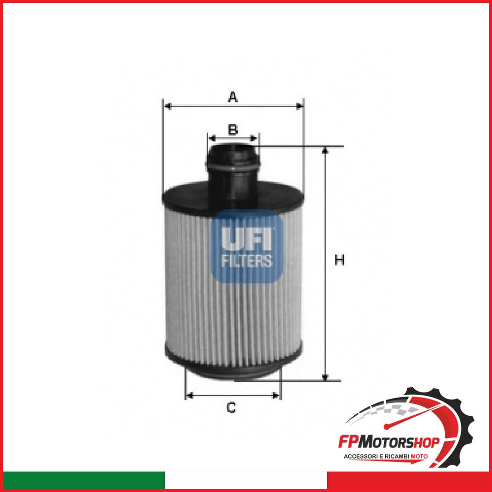 FILTRO OLIO MOTO 25.061.00 PORTER 1200 DIESEL