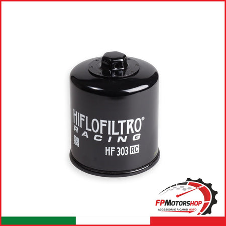 FILTRO OLIO MOTO HONDA HF303RC RACING CBR 600 -00 NERO KAWASAKI YAMAHA