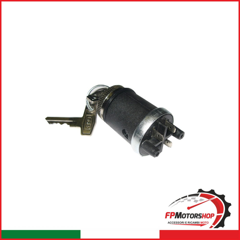 [E18201] BLOCCHETTO CON CHIAVE ON/OFF 4 FASTON,UNIVERSALE