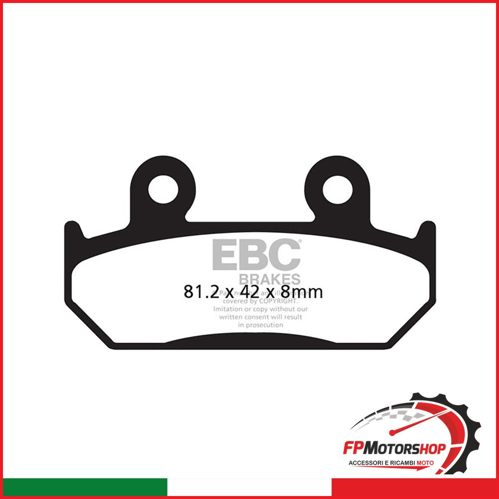 PASTIGLIE FRENO MOTO EBC FA121 HONDA AFRICA TWIN -93 ANT.
