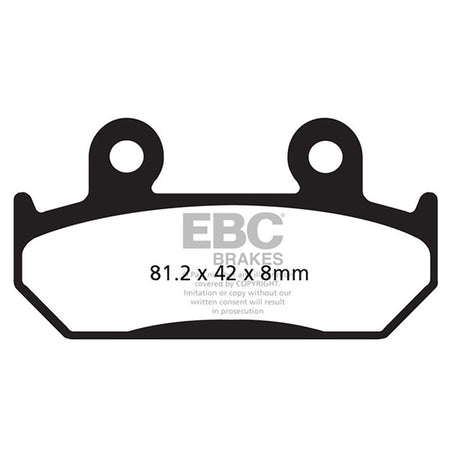 PASTIGLIE FRENO MOTO EBC FA121 HONDA AFRICA TWIN -93 ANT.