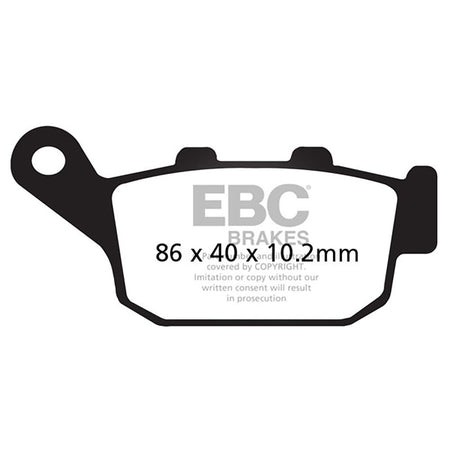 PASTIGLIE FRENO MOTO EBC FA140V V YAMAHA XJ6-N 09- DAL 2009 HONDA KAWASAKI
