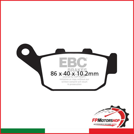 PASTIGLIE FRENO MOTO EBC FA140V V YAMAHA XJ6-N 09- DAL 2009 HONDA KAWASAKI