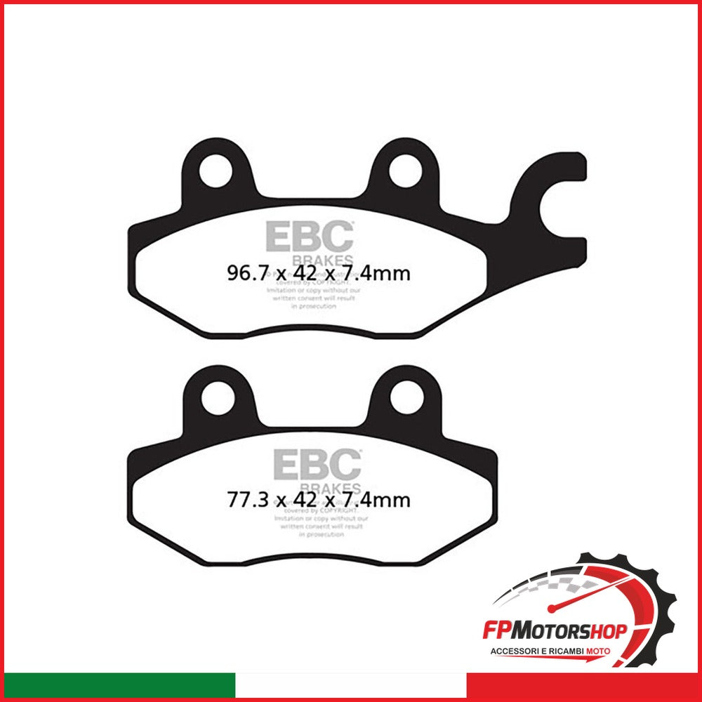 PASTIGLIE HH YAMAHA YZF450 EBC R1816500 - foto brandizzata