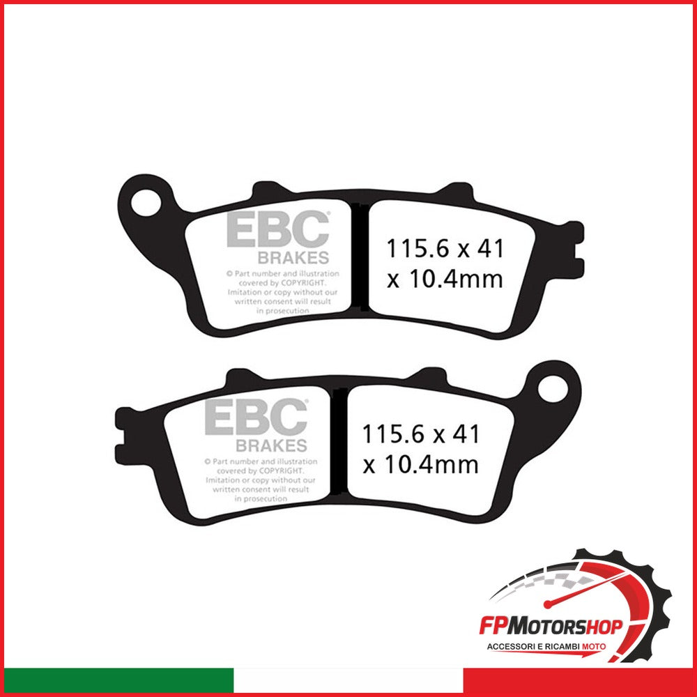 PASTIGLIE EPFA HONDA GL 1800POST 02- EBC R2126102 - foto brandizzata