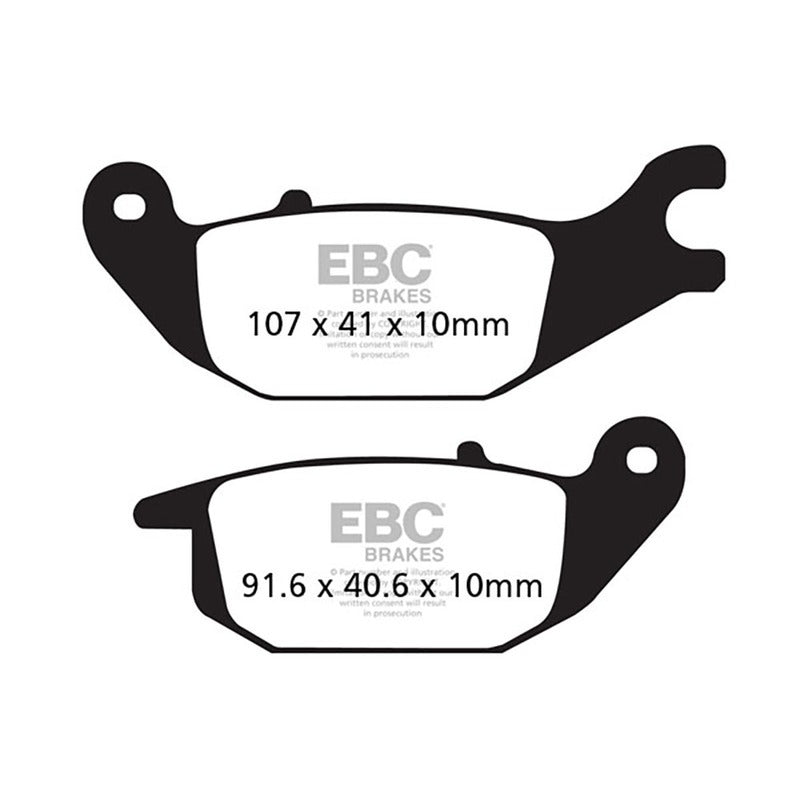 PASTIGLIE FRENO MOTO EBC FA343HH HH HONDA CBR R 125/ 150 XLV VARADERO