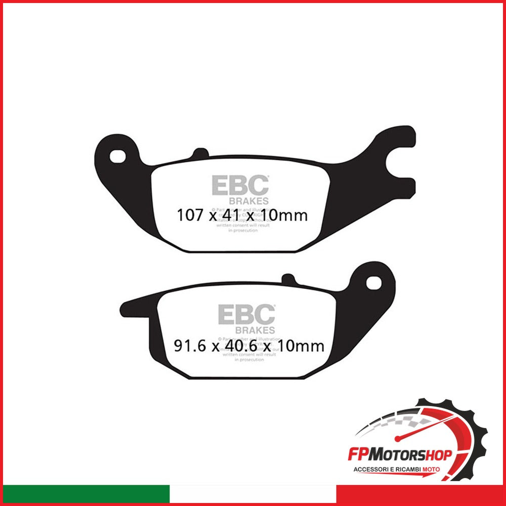 PASTIGLIE FRENO MOTO EBC FA343HH HH HONDA CBR R 125/ 150 XLV VARADERO