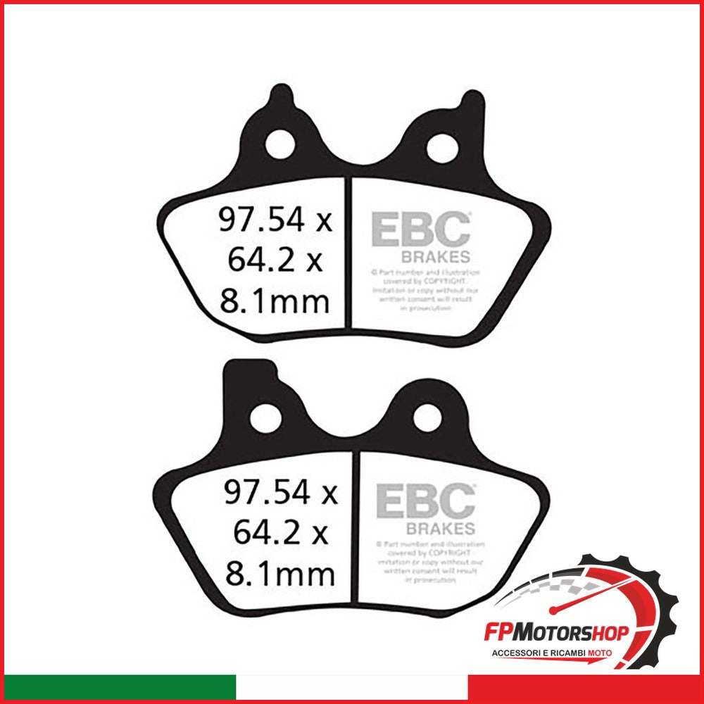 PASTIGLIE EPFA H.D.06-07 PINZA4 PISTONCINI EBC R2140000 - foto brandizzata