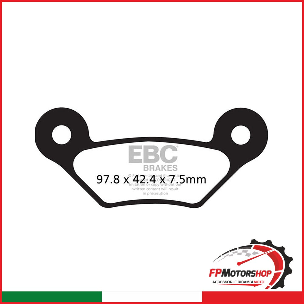 PASTIGLIE R JOHN DEERE EBC R1460900 - foto brandizzata