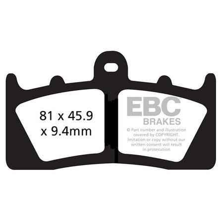 PASTIGLIE FRENO MOTO EBC FA613HH HH BMW K1600GT ANT.