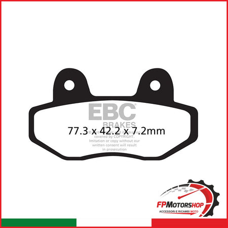 PASTIGLIE R KIOTI/MECHRON 09- EBC R1462200 - foto brandizzata