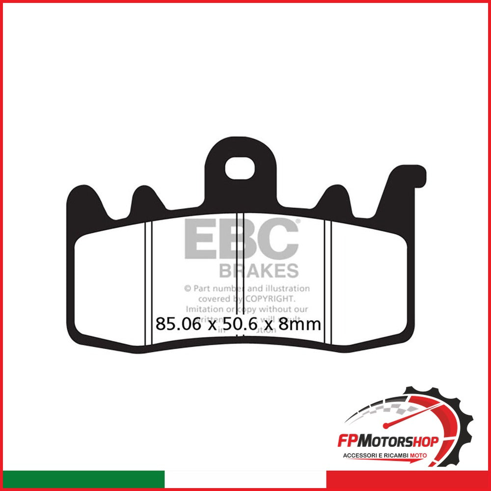 PASTIGLIE FRENO MOTO EBC FA630 HD PAN AMERICA QJ 800 KYMCO AK550