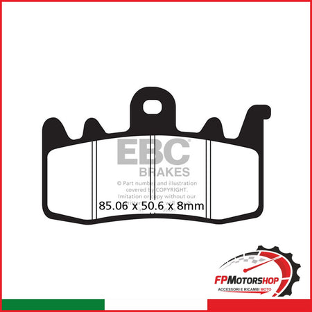 PASTIGLIE FRENO MOTO EBC FA630 HD PAN AMERICA QJ 800 KYMCO AK550