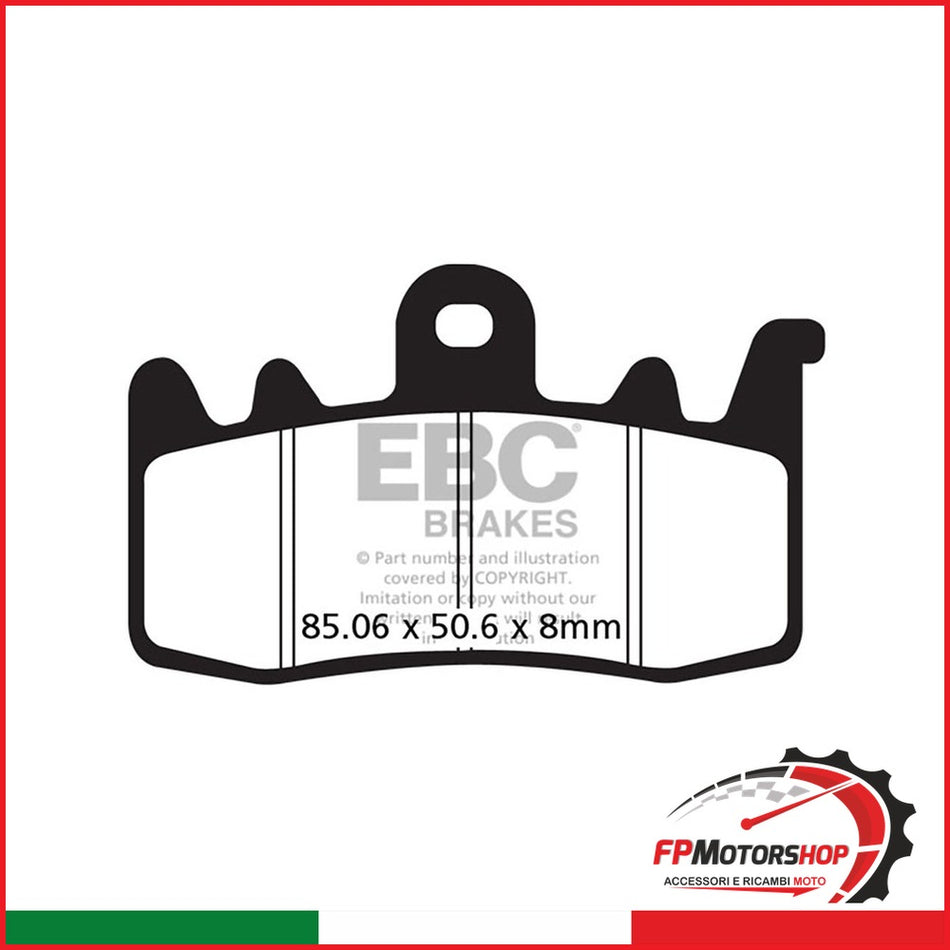 PASTIGLIE FRENO MOTO EBC FA630 HD PAN AMERICA QJ 800 KYMCO AK550