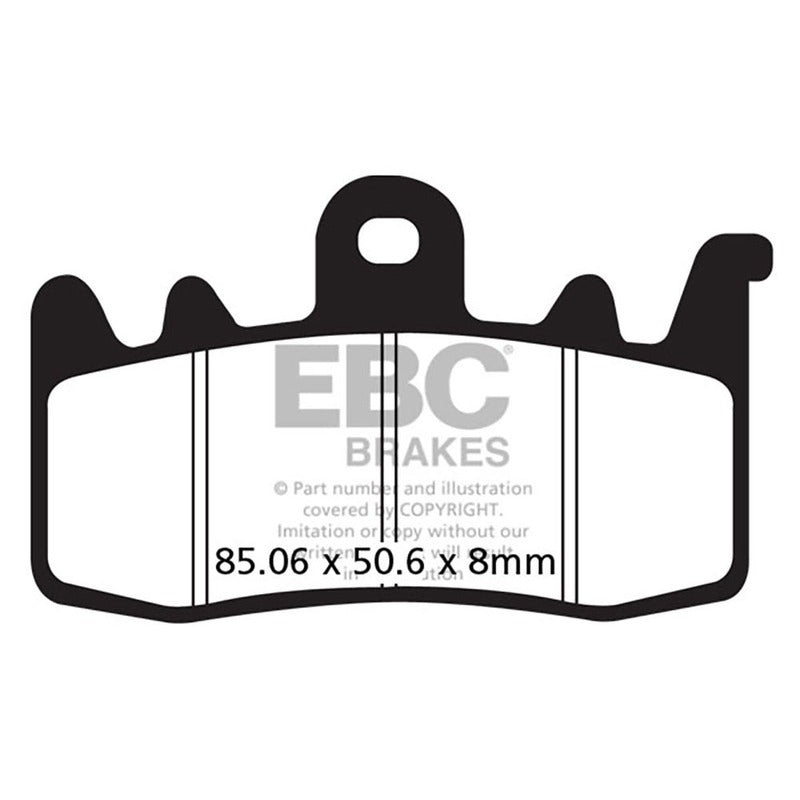 PASTIGLIE FRENO MOTO EBC FA630 HD PAN AMERICA QJ 800 KYMCO AK550