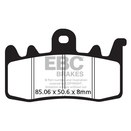PASTIGLIE FRENO MOTO EBC FA630 HD PAN AMERICA QJ 800 KYMCO AK550