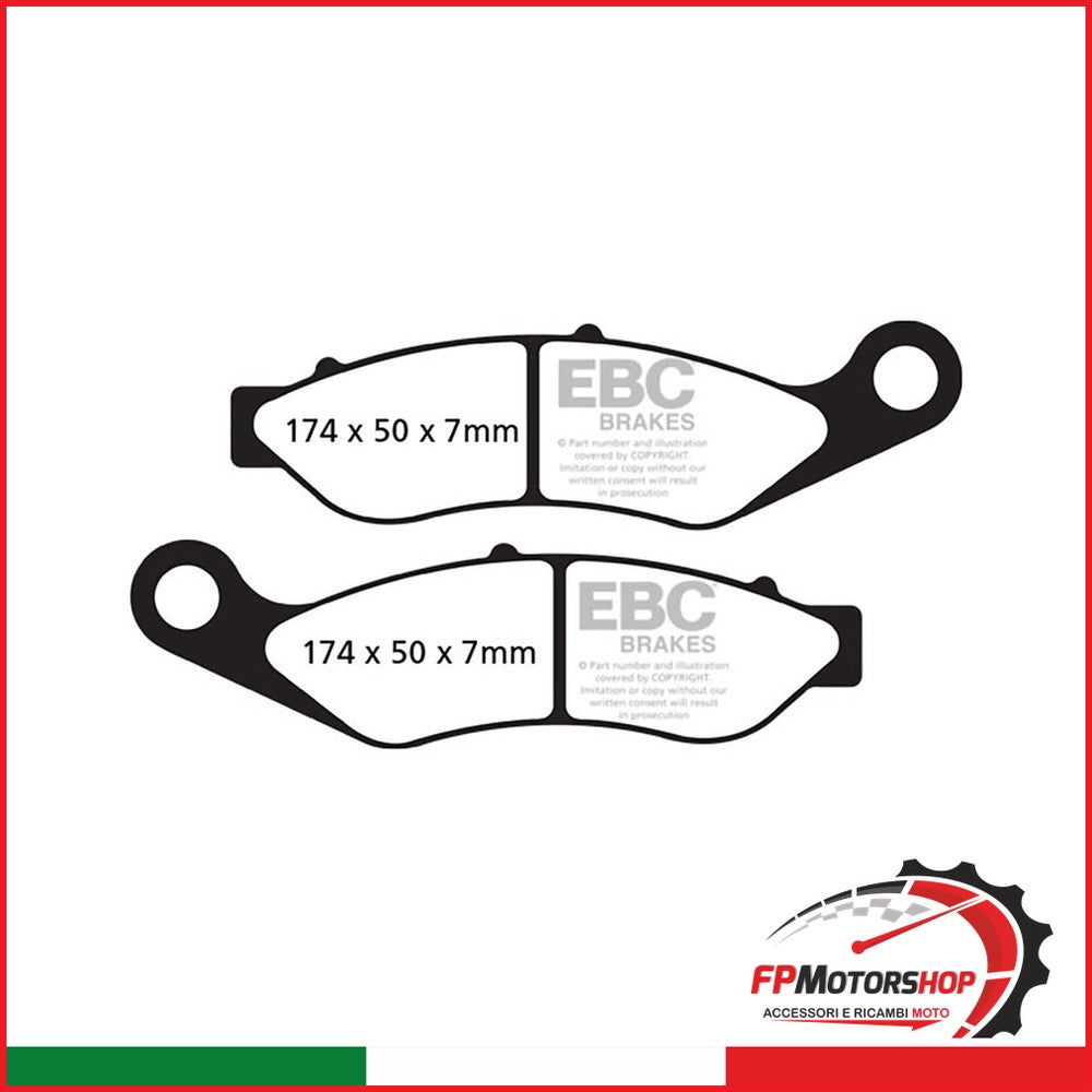 PASTIGLIE FRENO MOTO EBC FA638HH HH H.D. TRIKE TRI GL IDE ULTRA FRONT. HARLEY