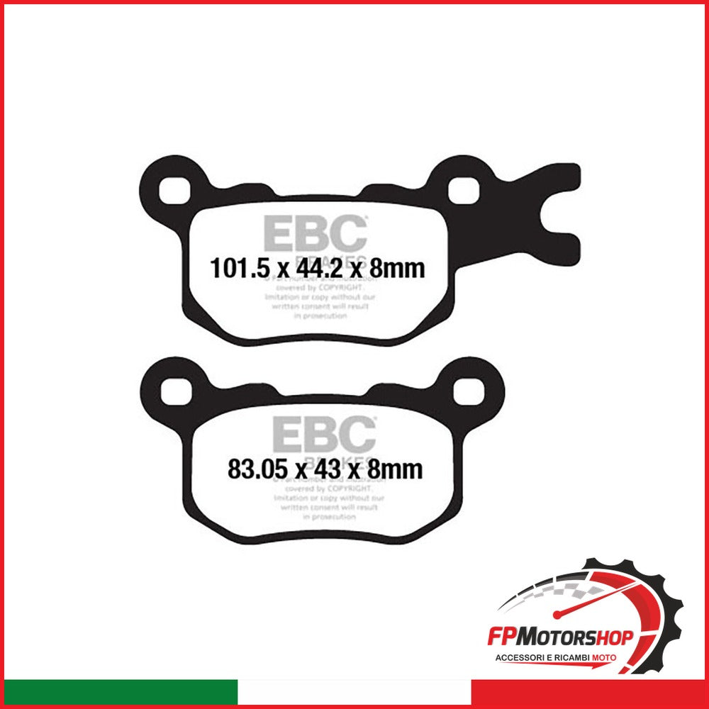 PASTIGLIE CAN-AM TT FA684TTDEFENDER SX EBC R1168400 - foto brandizzata